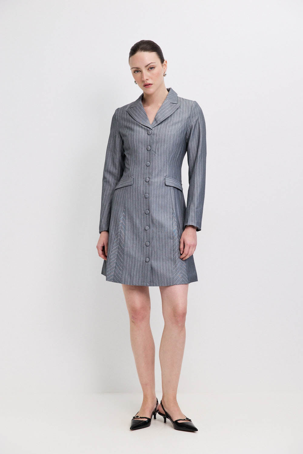 שמלת ג׳יין אפורה