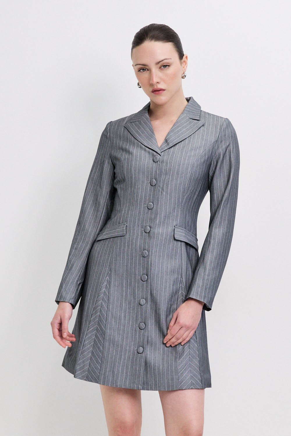 שמלת ג׳יין אפורה